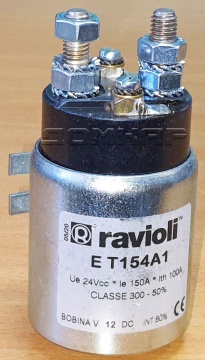 Контактор Ravioli T154 (12v 100A)
