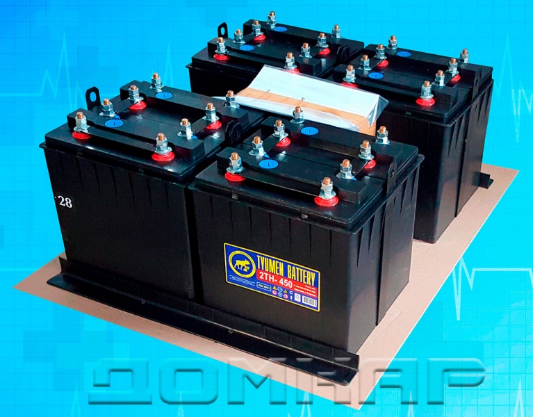 АКБ (комплект) 32ТН-450 для локомотива 2М62 в наличии