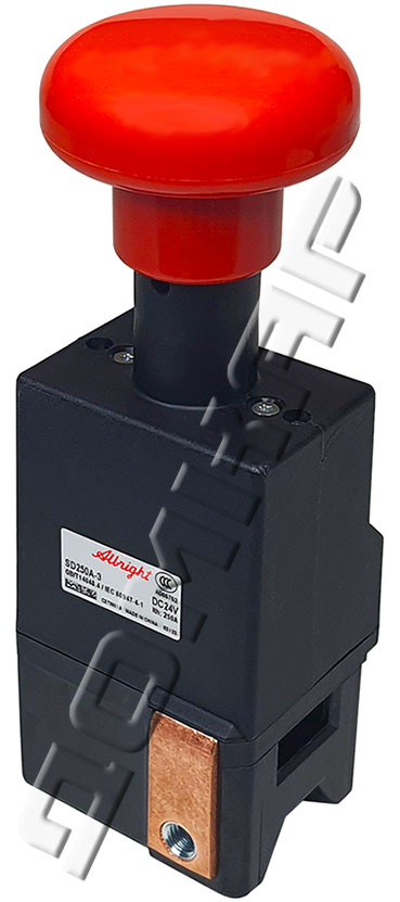 Аварийный выключатель SD250A-3 (24v) Albright
