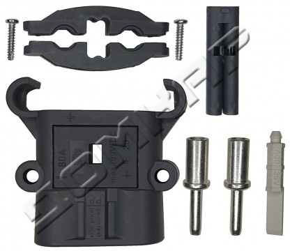 Штепсельный разъем REMA DIN 80А вилка Rema 95199-10 (сечение кабеля 35 мм)
