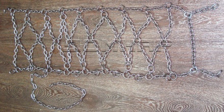 Цепь противоскольжения для погрузчика 21х8-9 "сота"