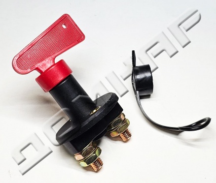 Выключатель массы АКБ флажковый «belais» (2 контакта, 12-24V, 100A)